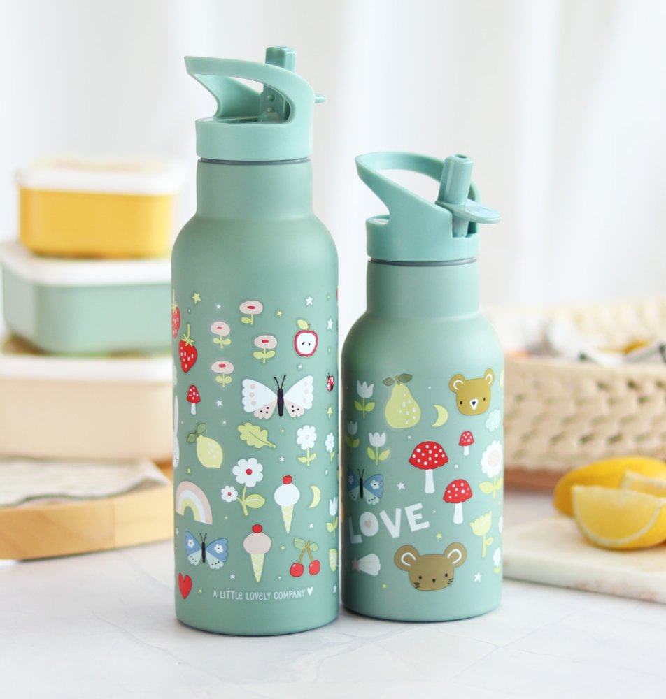 A Little Lovely Company - Borraccia in acciaio inossidabile, 500 ml - gioia - immagine 6