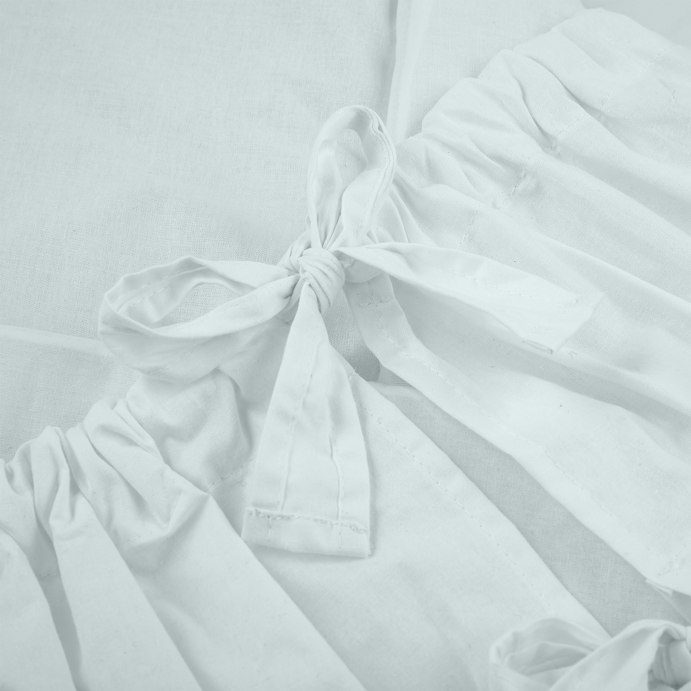 PETITE&MARS Couverture à lacets Nurse avec insert en noix de coco rigide Baby Blue 75x75 cm – Image 3