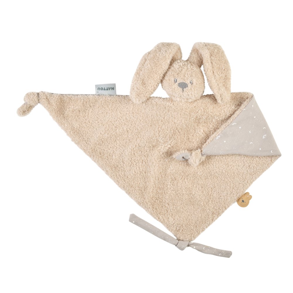 NATTOU Przytulanka maxi Lapidou Teddy Glow piaskowy 65 x 40 cm, 0 m+