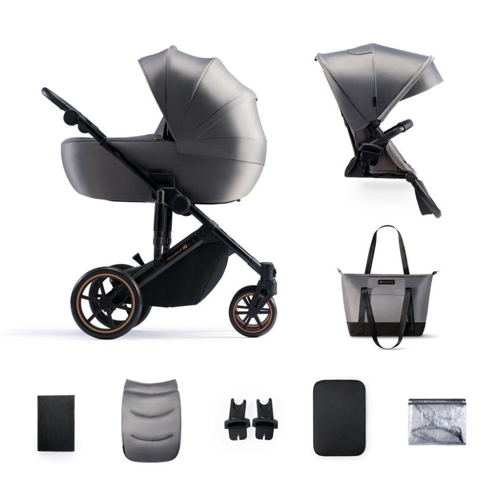 KINDERKRAFT Poussette combinée 2 en 1 Prime 2 Grey
