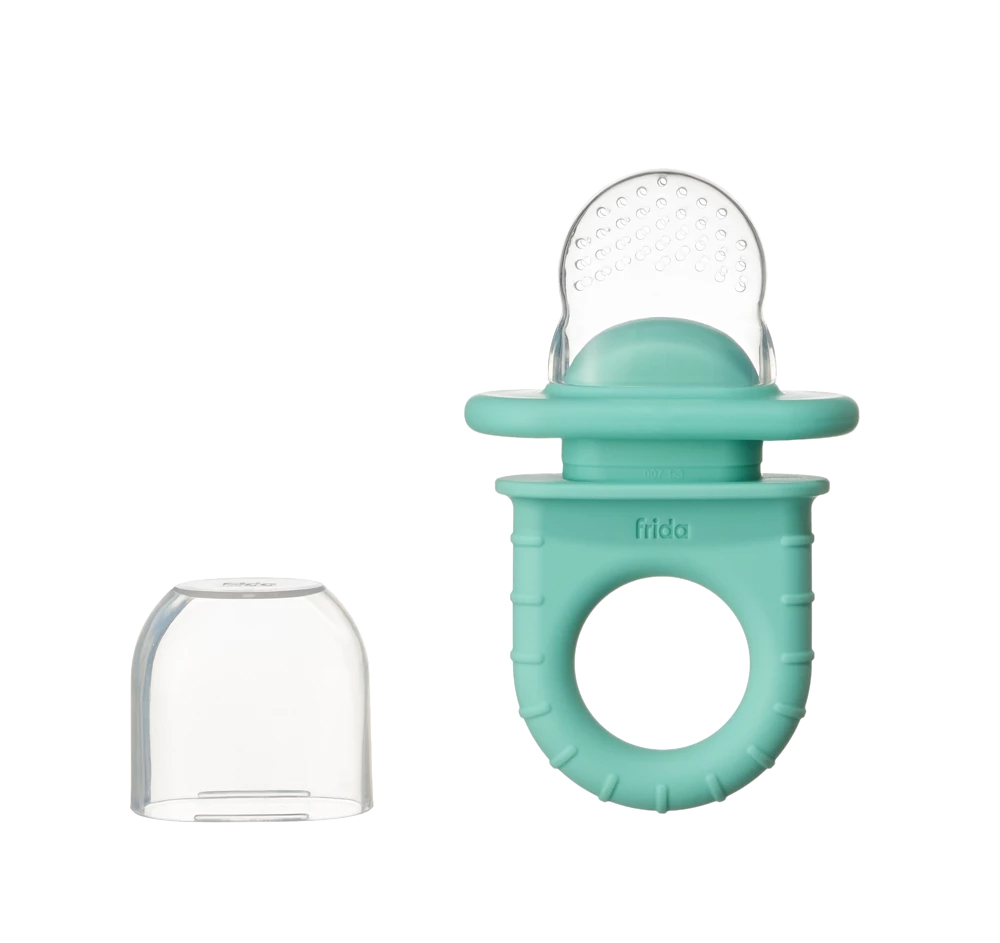 FRIDA BABY Silikonowy smoczek do karmienia Push Pop Papuu 4m+ - obrazek 3