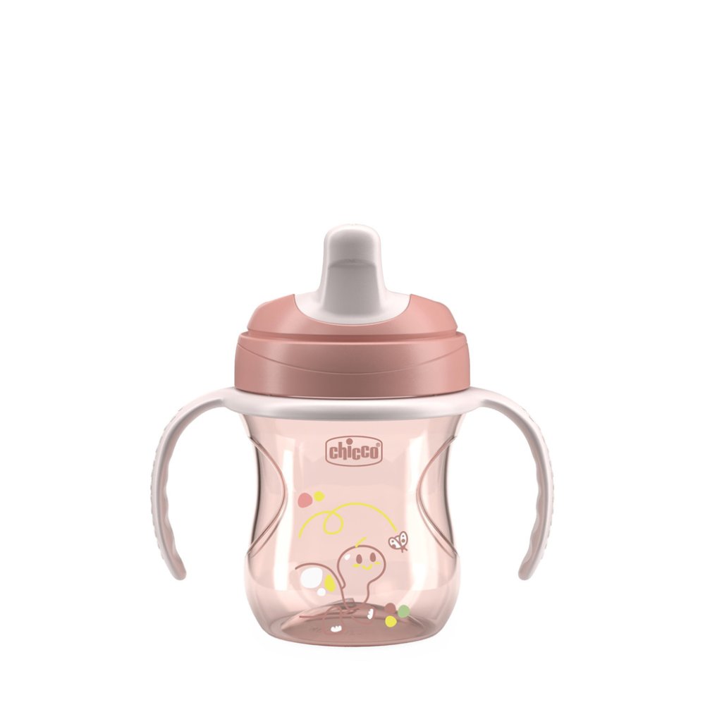 CHICCO Training Tasse mit Griffen pink, 6m+