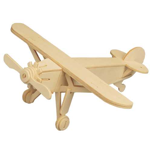 Woodcraft Puzzle 3D in legno Aereo
