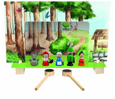 Detoa Teatro infantil magnético - Caperucita Roja - Imagen 3