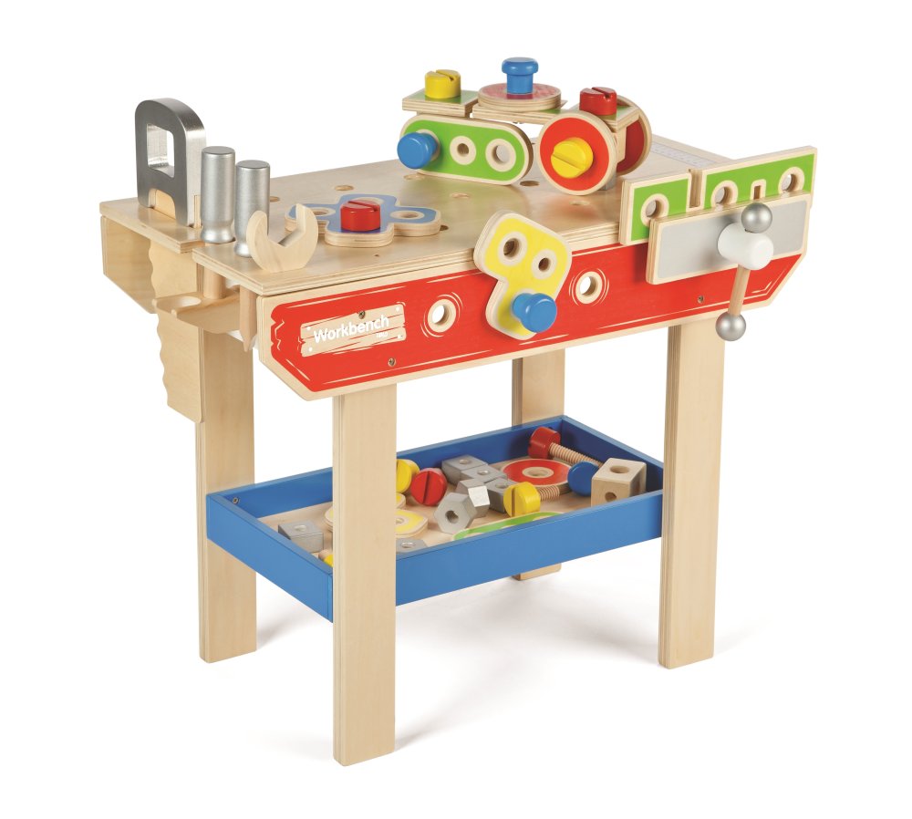 Banco de trabajo de madera Tidlo