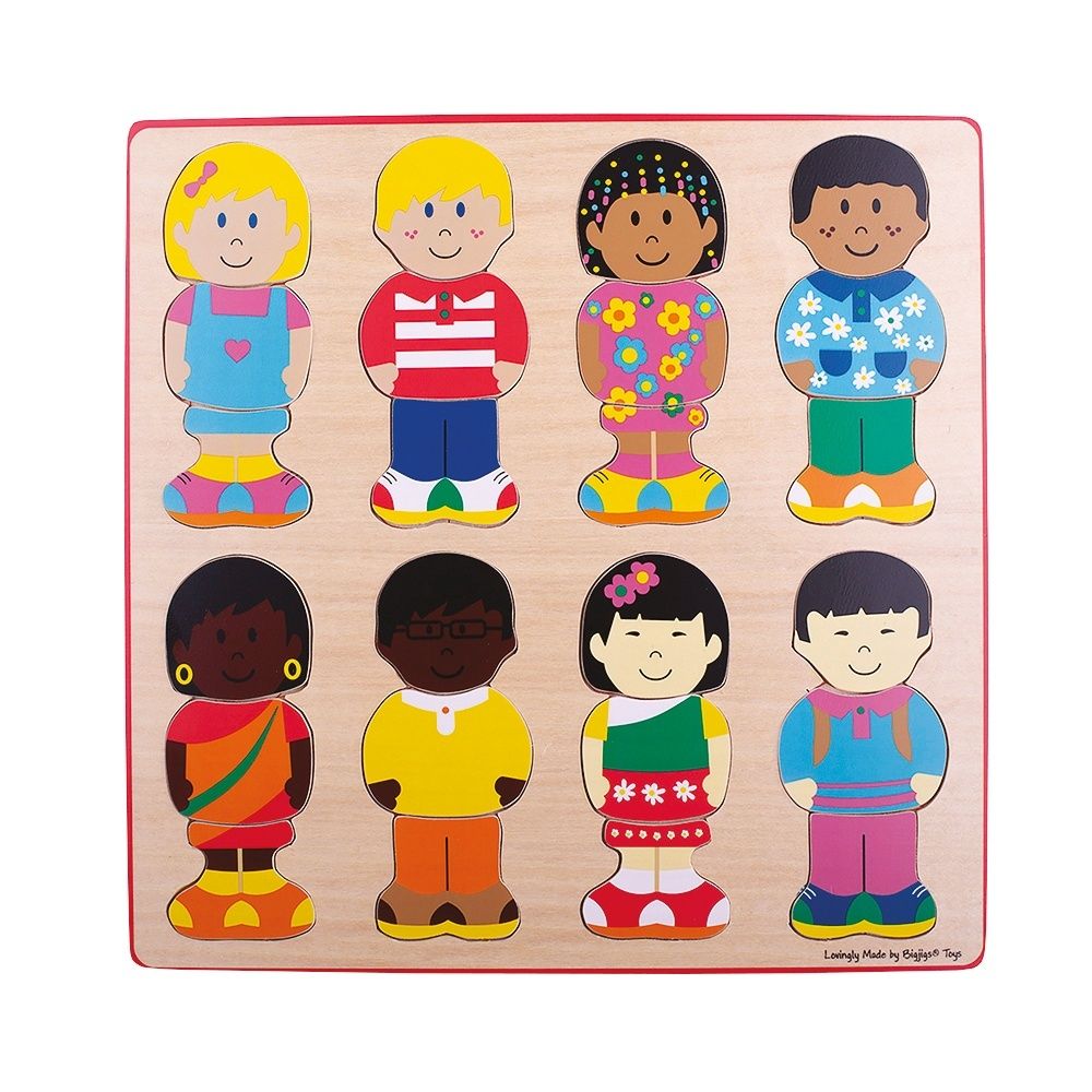 Bigjigs Toys Puzzle de encaje Amigos