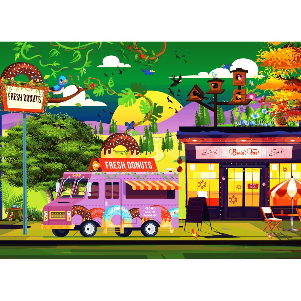 Brain Tree Puzzle Nach dem Schliessen 500 Teile – Bild 5