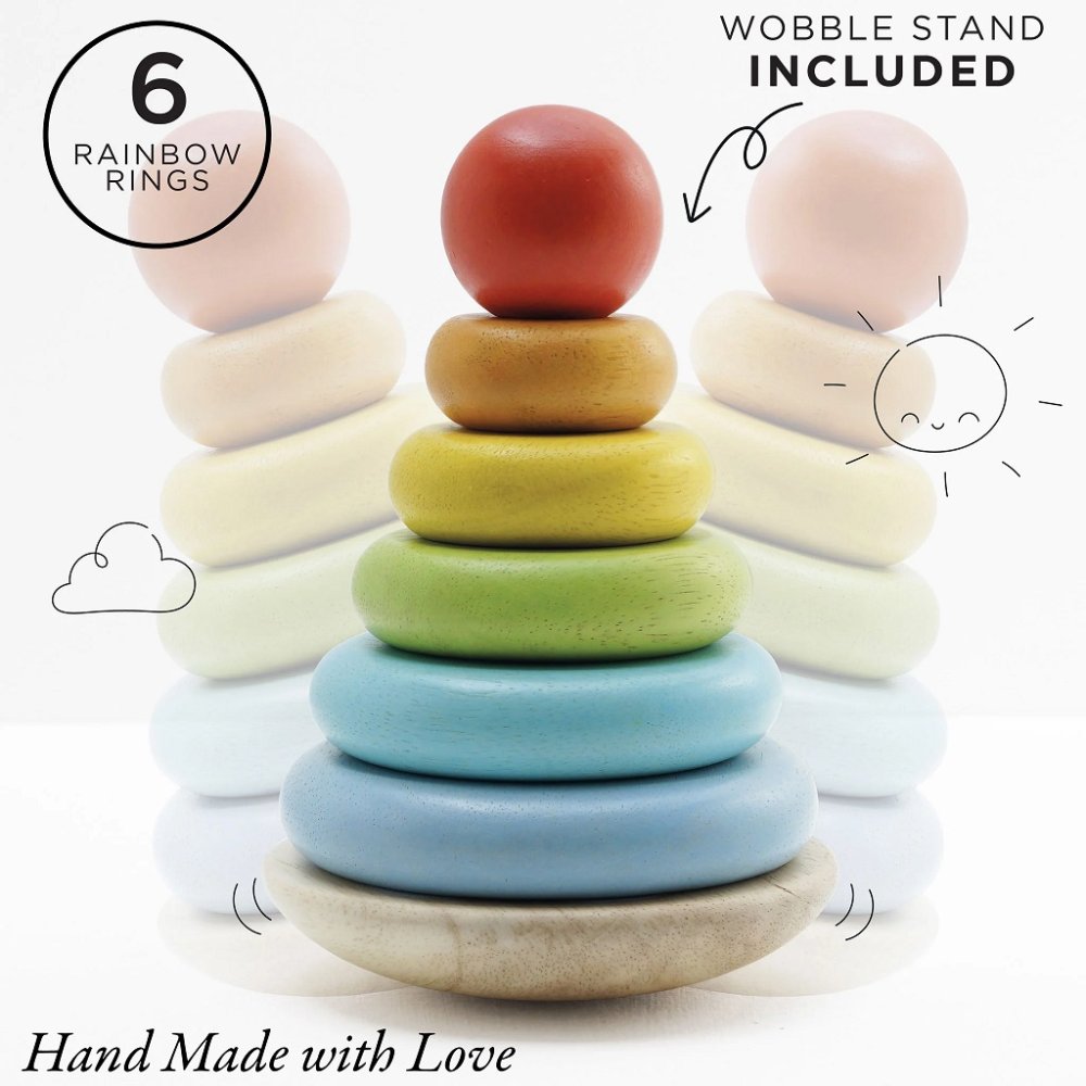 Le Toy Van Nasazovací věž Duha (obrázek 8)