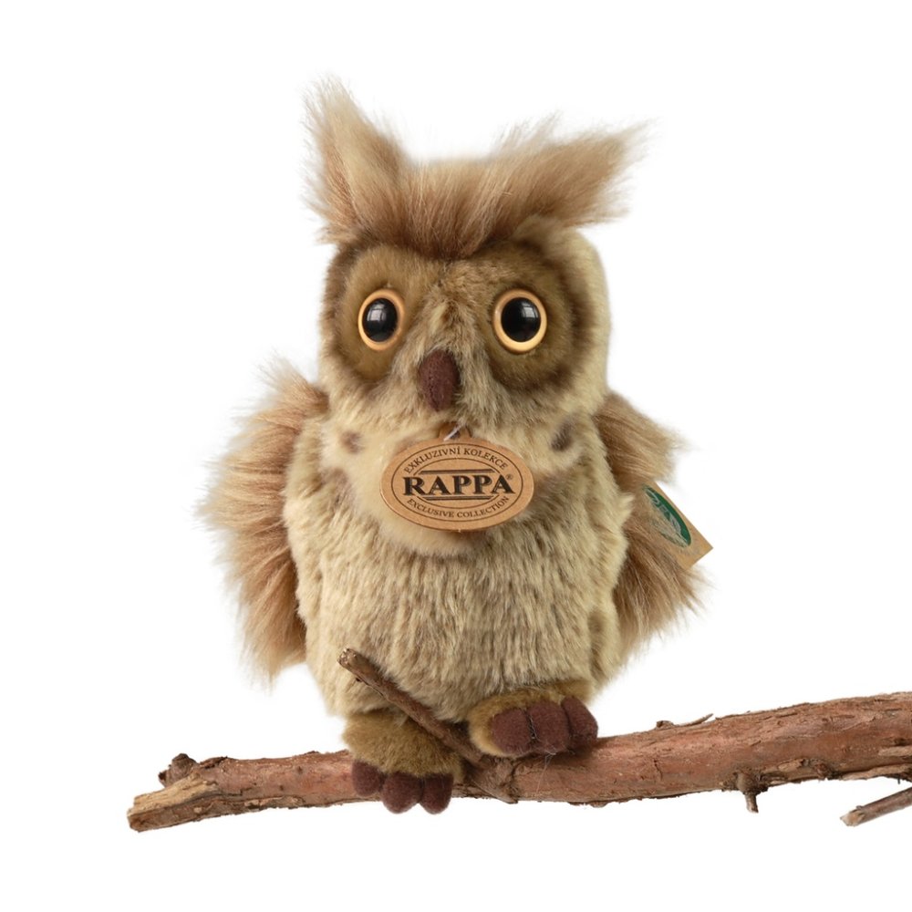 Rappa Plüss virginiai uhu 16 cm ECO-FRIENDLY - Image 4