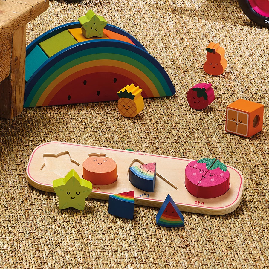 Vilac Kirakó puzzle Gyümölcsökkel számolni tanulok Sarah Betz - Image 3