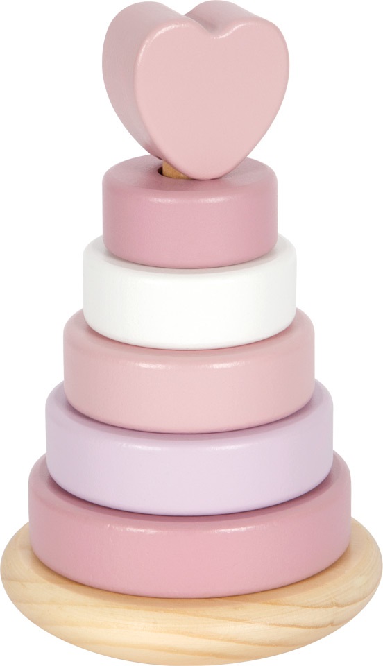 small foot Juego de Apilar Torre Rosa