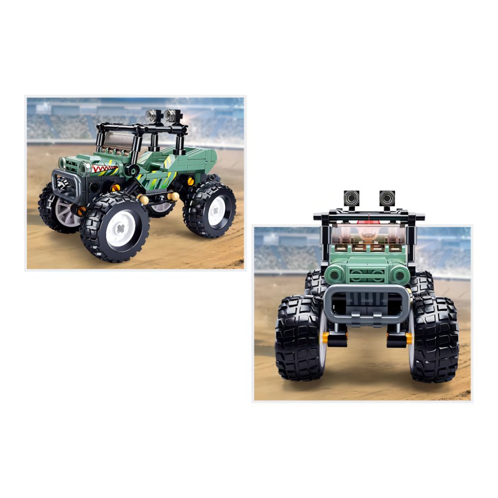 Sluban Town M38-B1106 Grünes Geländefahrzeug – Bild 5