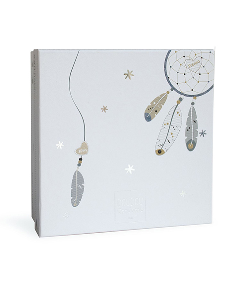 Doudou Ajándékkészlet - plüss szundikendő panda 20 cm - Image 5