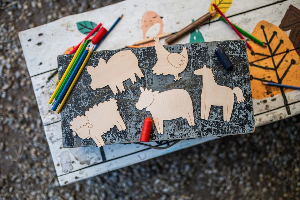 BeWooden Maluj i obrysowuj - Farma - obrazek 3