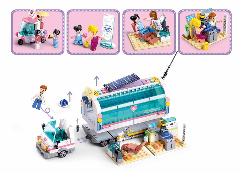 Sluban Metropolis M38-B1215 Véhicule de soins mobile – Image 2