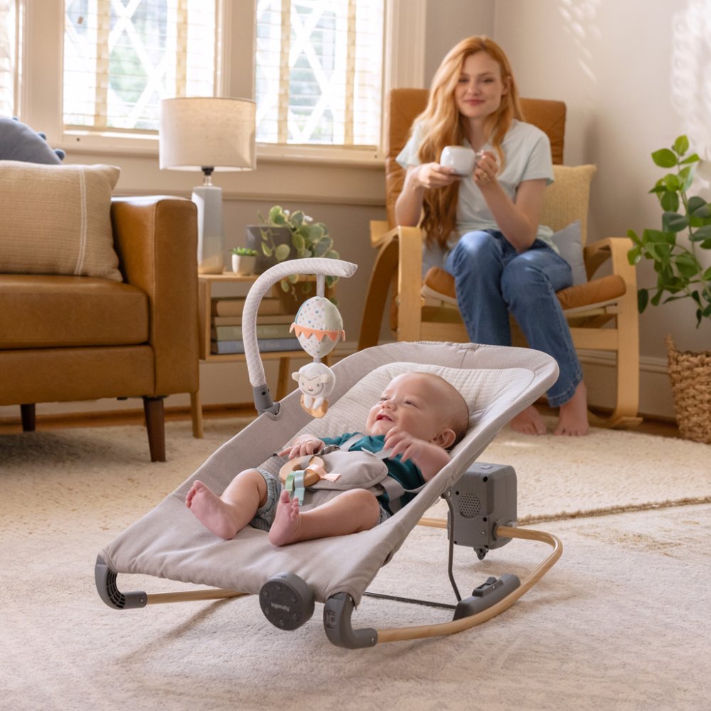 INGENUITY Hamaca Masaje Vibratoria con Melodía Soulful Skies™ 0m+ hasta 9kg - Imagen 5