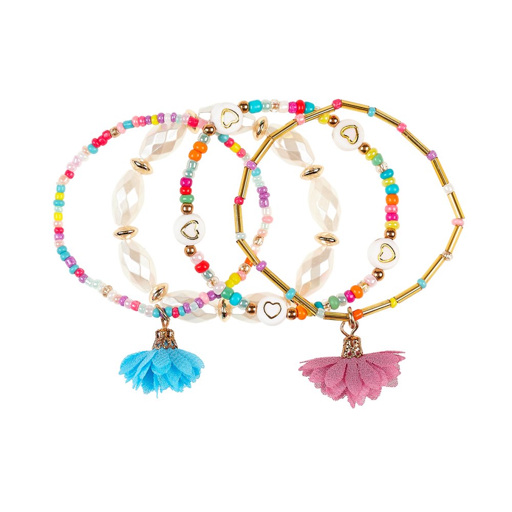 Souza! - Bransoletki Gina flower blue - 4 szt.