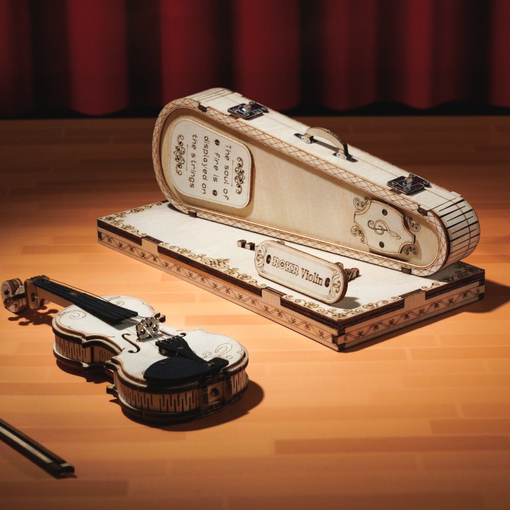 RoboTime 3D dřevěná skládačka Viola (obrázek 9)