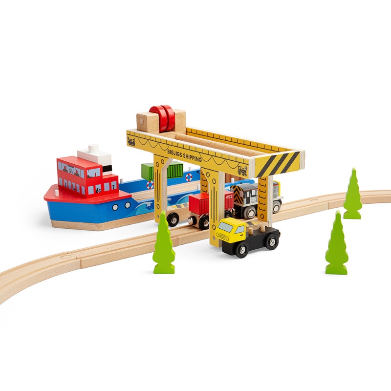 Bigjigs Rail Gru mobile in legno - immagine 3