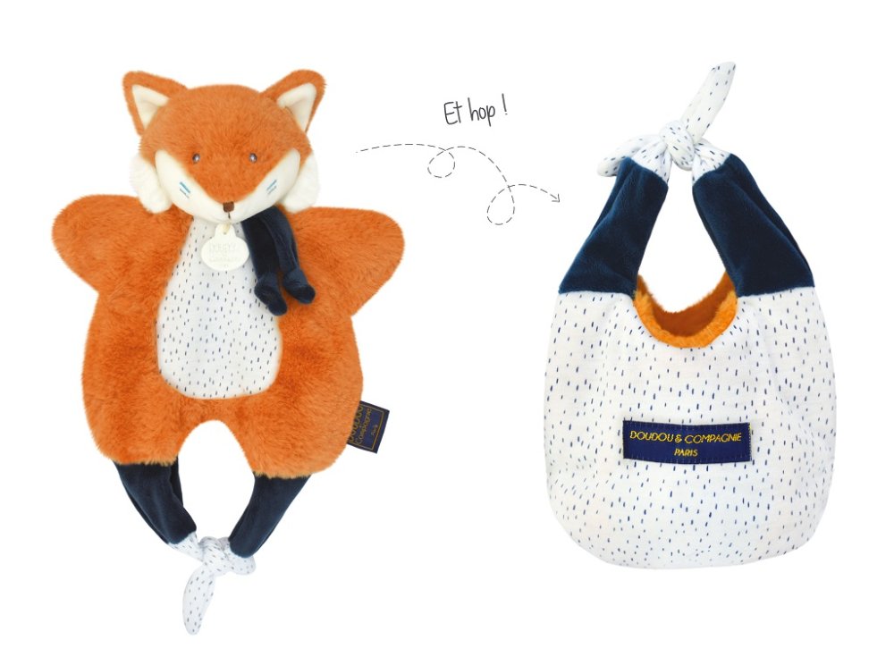 Doudou Fuchs im 3-in-1-Beutel