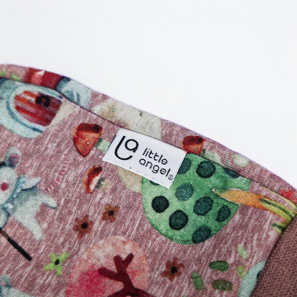 Sudadera cálida con cremallera - setas rosa antiguo 74 - Imagen 4