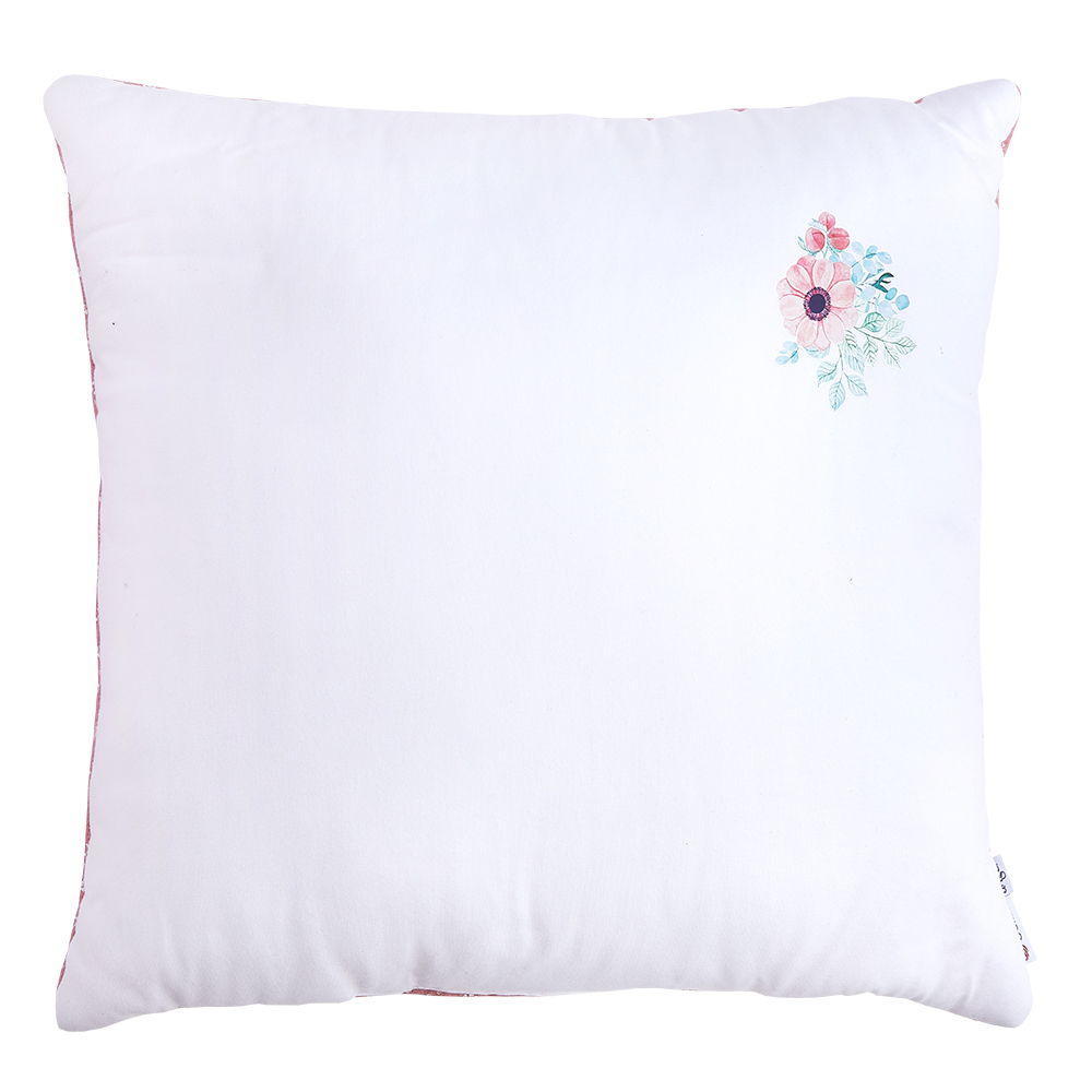 Outlast® párna - fehér/antik rózsaszín virágok