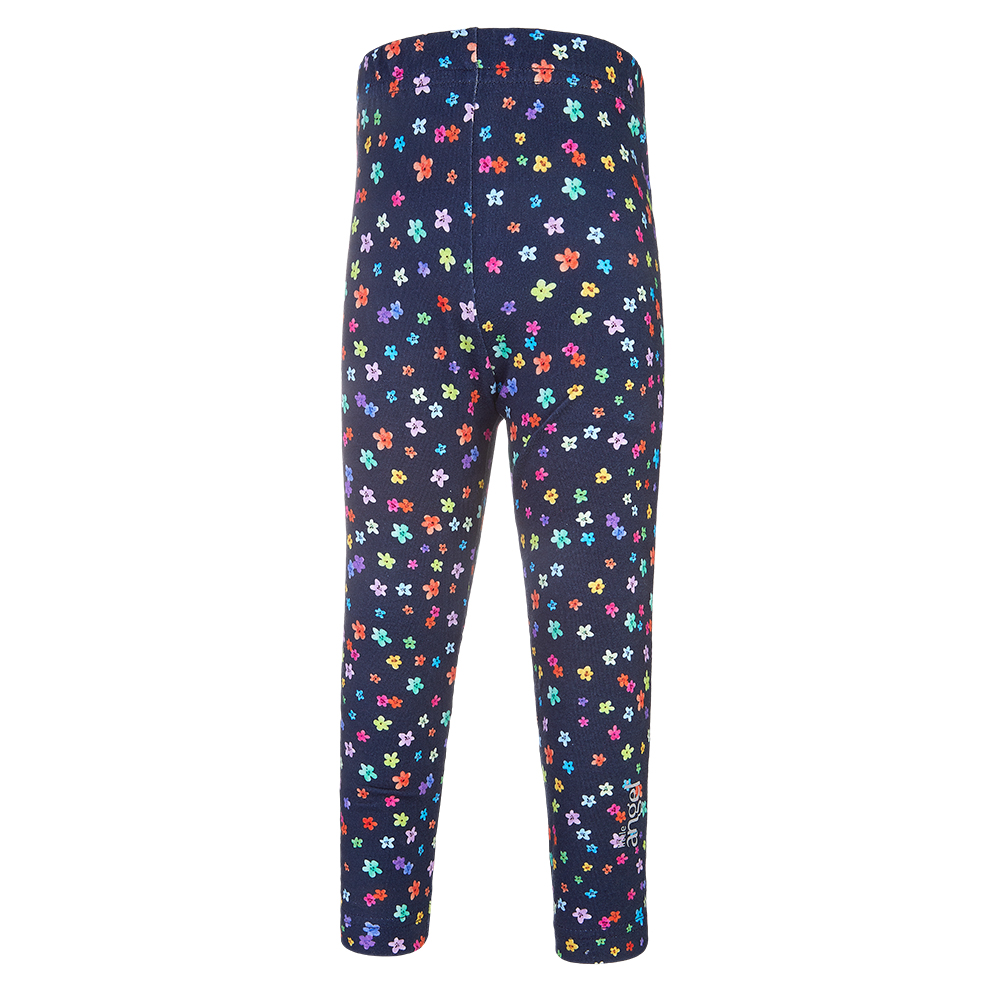 Leggings - Fleurs bleu foncé 104