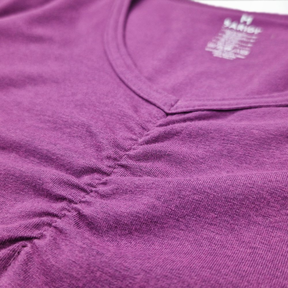 Nachthemd KR dünn Outlast® - Pflaume XXL – Bild 3