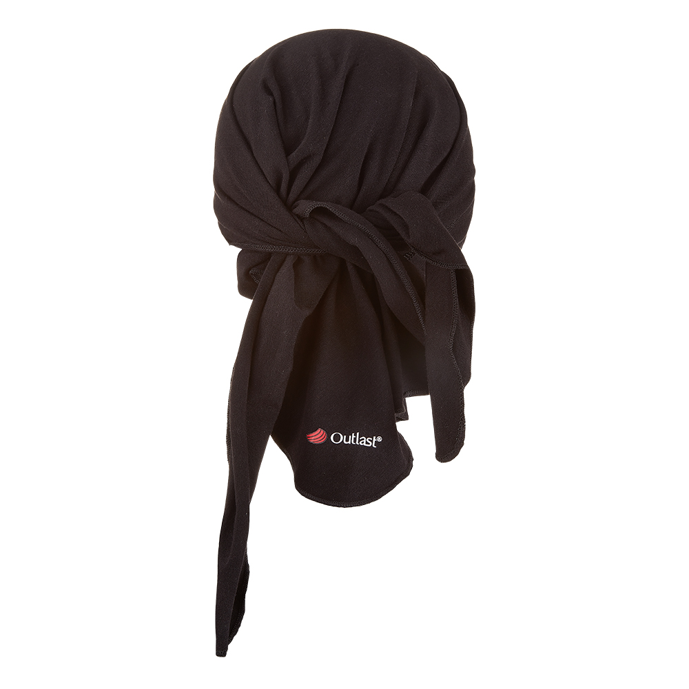 Fazzoletto a tre punte sottile Outlast® - nero - immagine 3