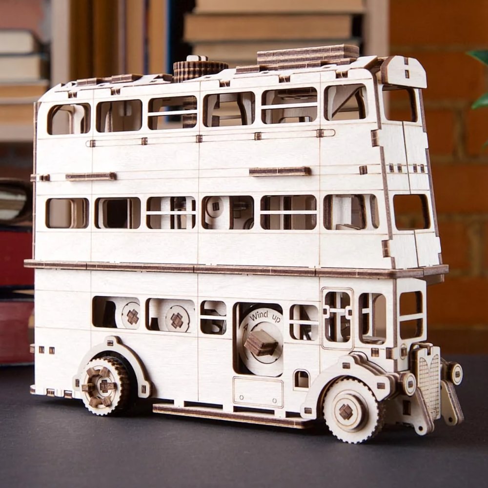 Ugears 3D dřevěné mechanické puzzle Harry Potter Rytířský autobus (obrázek 10)