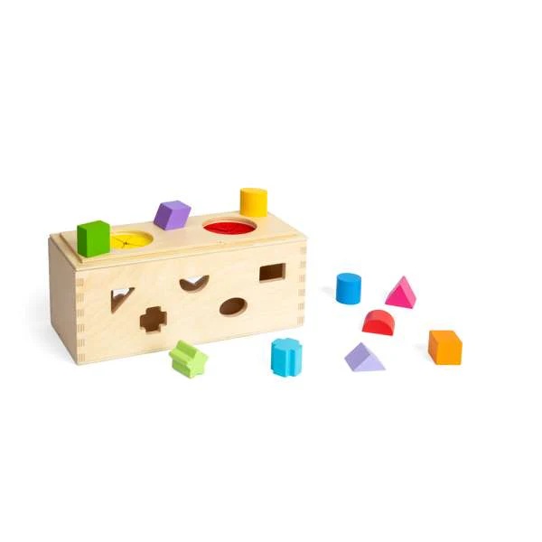 Bigjigs Toys Vkládání a třídění Tajemná krabička (obrázek 3)