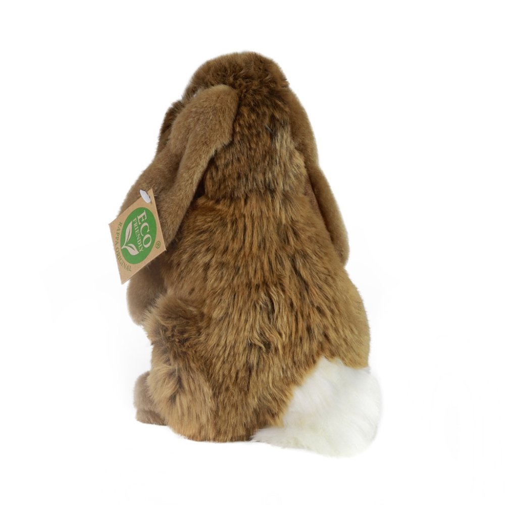 Plyšový králík hnědý stojící 18 cm ECO-FRIENDLY (obrázek 4)