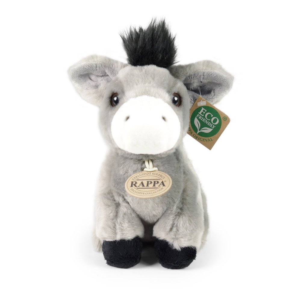 Rappa Plyšový osel sedící 18 cm ECO-FRIENDLY (obrázek 3)