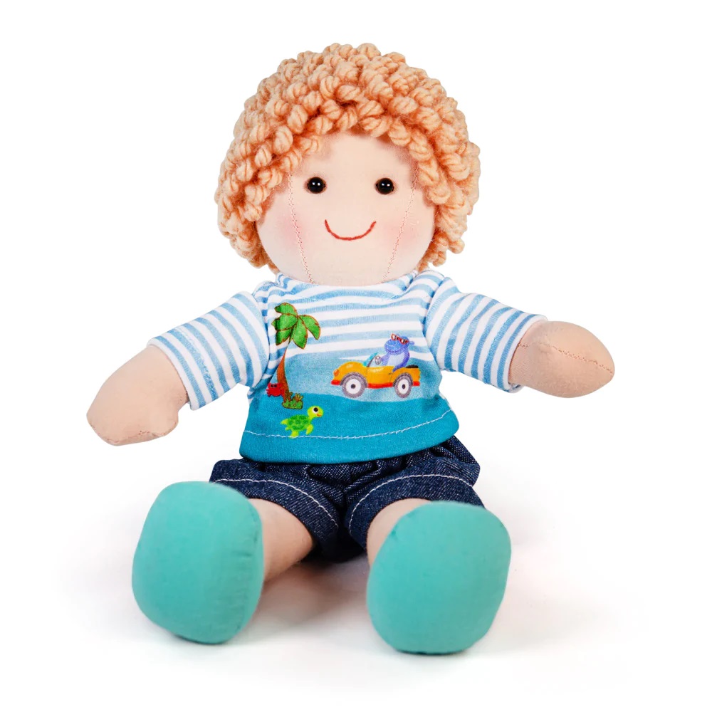 Bigjigs Toys Látková panenka Robin 30 cm (obrázek 4)