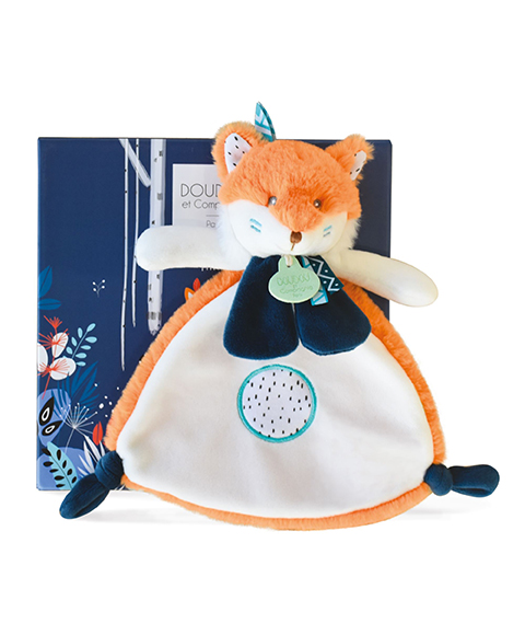 Doudou Dárková sada Tiwipi - plyšová liška muchláček 23 cm