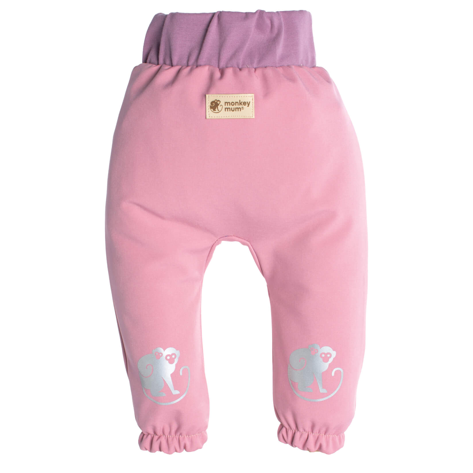 Monkey Mum® Softshell Baby Pants With Membrane - Candy Floss 74,Monkey Mum® Softshell Baby Pants With Membrane - Candy Floss 74