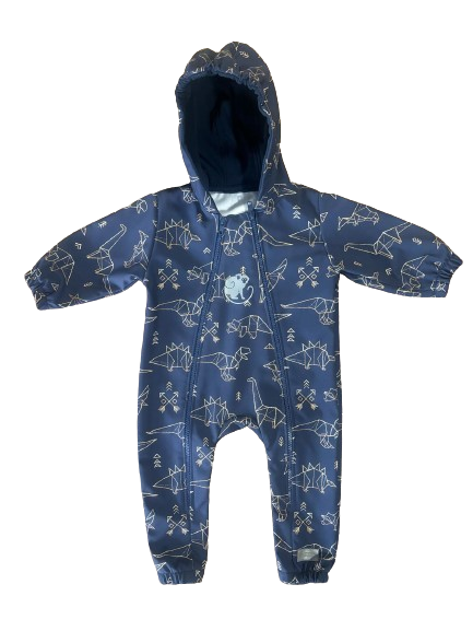 Monkey Mum® Tuta Softshell Con Membrana – Costellazione Di Dinosauri - Taglia 62/68, 74/80 74/80