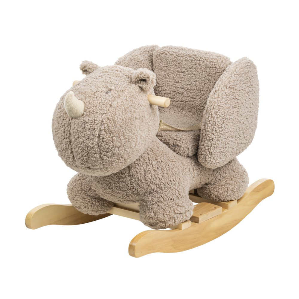 NATTOU Swing Teddy Pluche Neushoorn Taupe 10m+