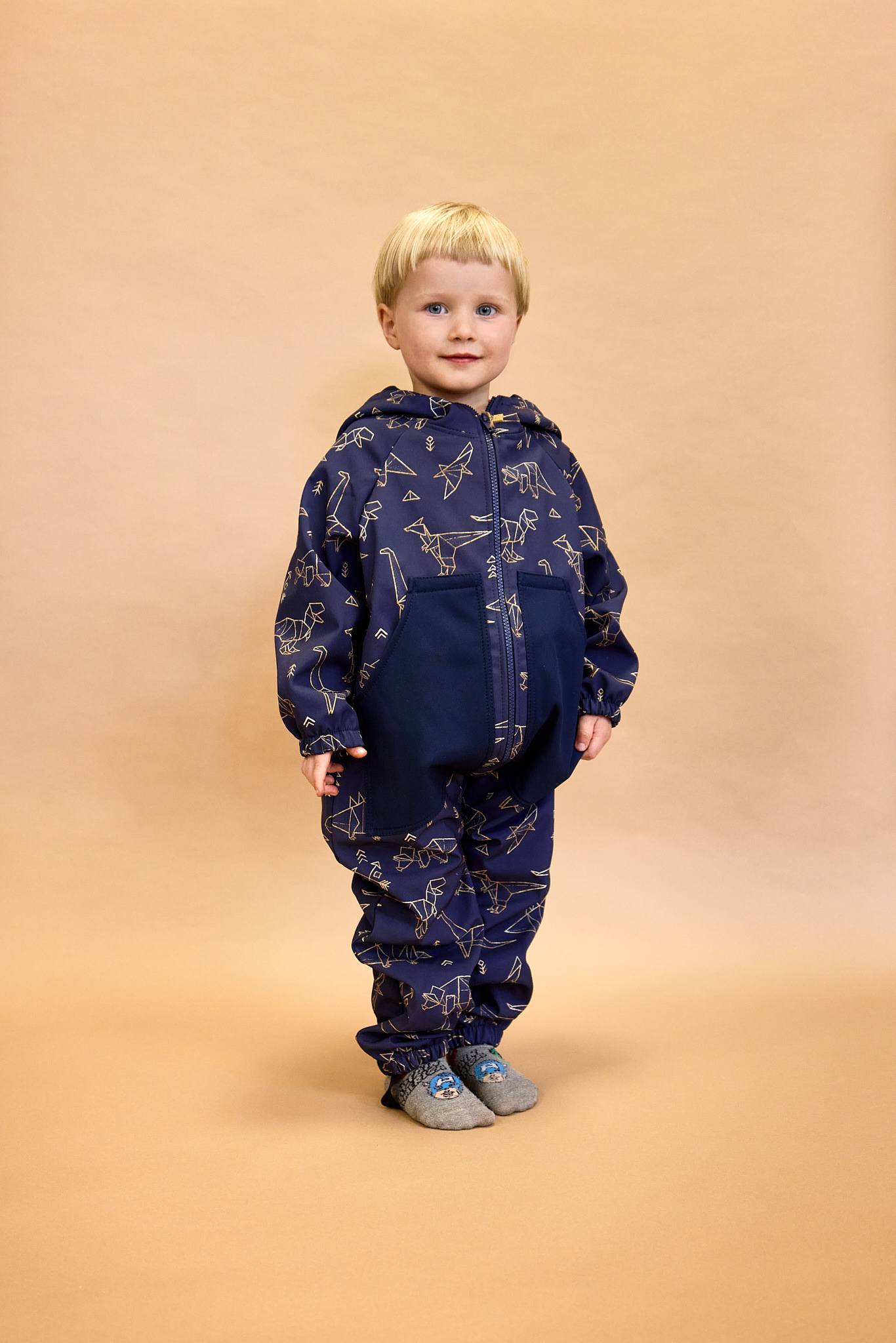 Monkey Mum® Softshell Baby Winteroverall Met Sherpa - Sprookjes Voor Het Slapen Gaan Met Een Beer - Maat 62/68, 74/80 74/80