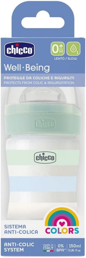 CHICCO Biberón Bienestar Silicona 150 Ml Niño