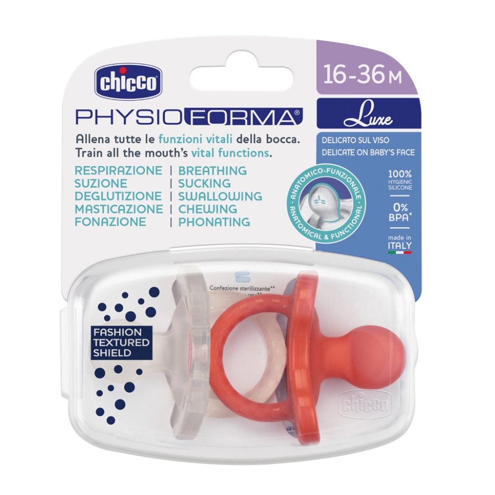 CHICCO Cumi Physio Luxe Narancs/szürke 16-36m, 2 Db