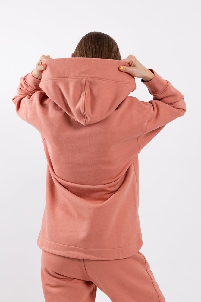 Sudadera Con Capucha De Mujer Be Lenka Essentials - Rosa Salmón L Pink