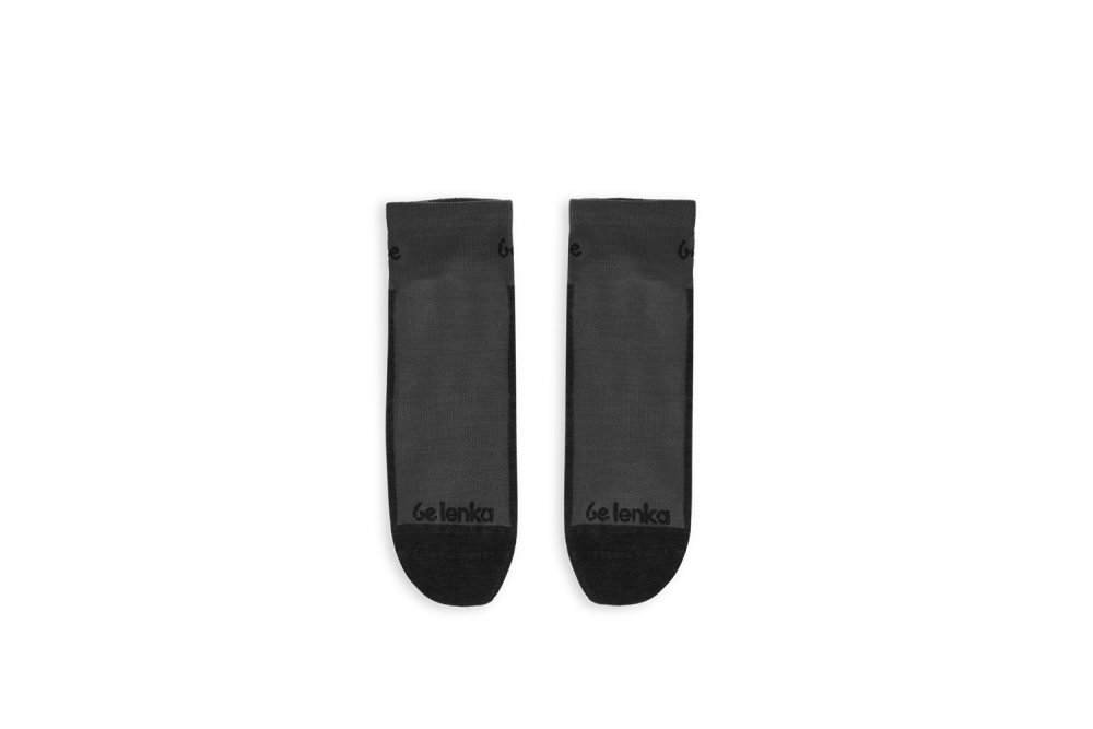 Barfußsocken Be Lenka – Crew – Merinowolle – Grau 35-38 Grey