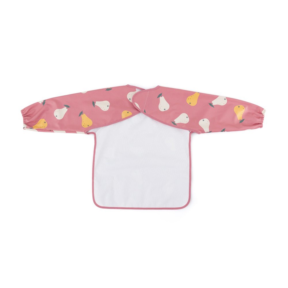 PETITE&MARS Long Sleeve Bib Ben Pink Pears