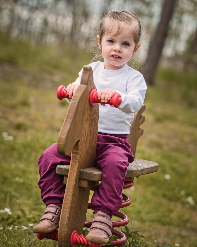 Pantalon de survêtement ample pour enfants, LIGHT, cyclamen 110
