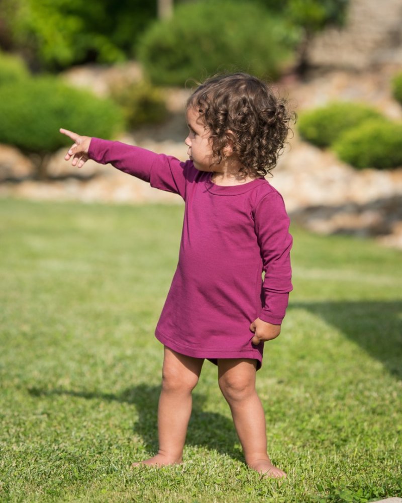 T-shirt manches longues pour filles, cyclamen 116