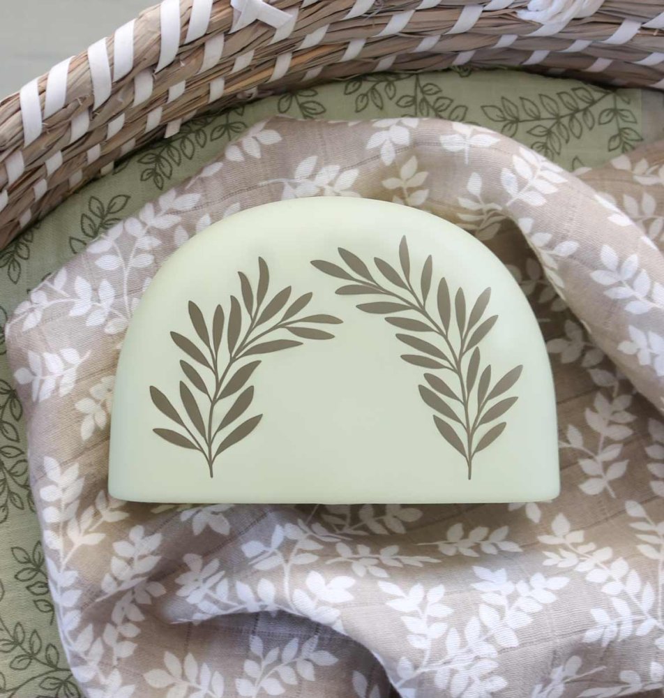 A Little Lovely Company - luce notturna piccola - mezzaluna con foglie - immagine 5