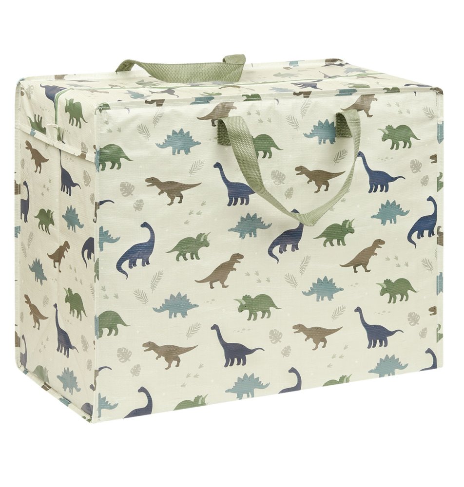 A Little Lovely Company - Grand sac de rangement XL - Dinosaures