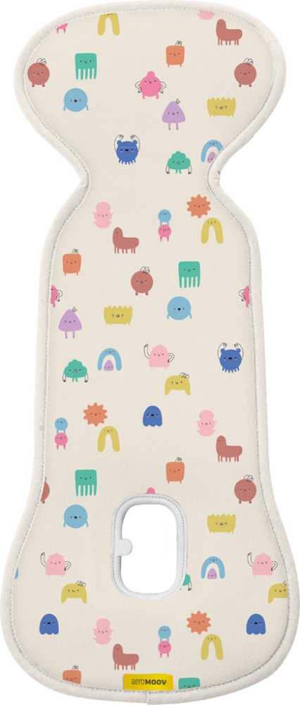 AEROMOOV Coussin Réducteur pour Siège Auto Funny Shapes 0-13kg Limited