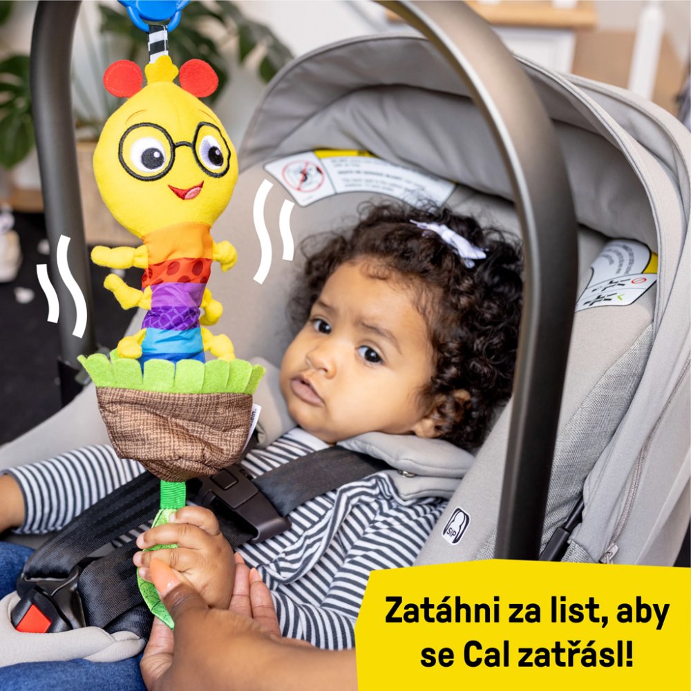 BABY EINSTEIN Gioco con sonaglio estensibile con anello a C Cal-a-Puller™ 0m+ - immagine 3